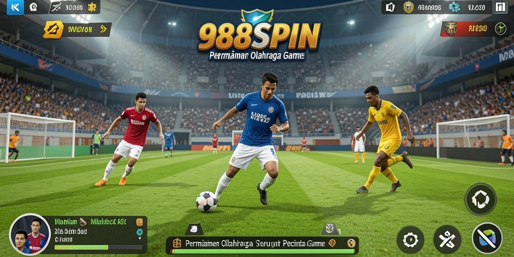 Tampilan menarik dari gameplay 988SPIN dengan aksi olahraga intens.