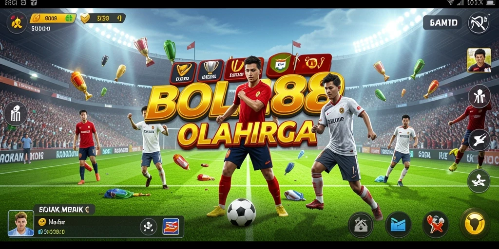 Tampilan layar gameplay BOLA88 yang memukau dan mendebarkan.
