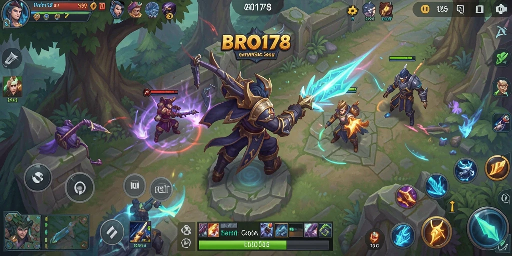 Cuplikan gameplay seru dari BRO178 yang menunjukkan pertarungan tim.