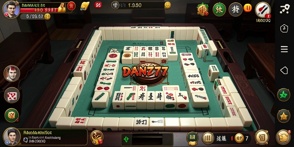 Screenshot gameplay <strong>DAN777</strong> memperlihatkan keseruan permainan Mahjong yang menantang.