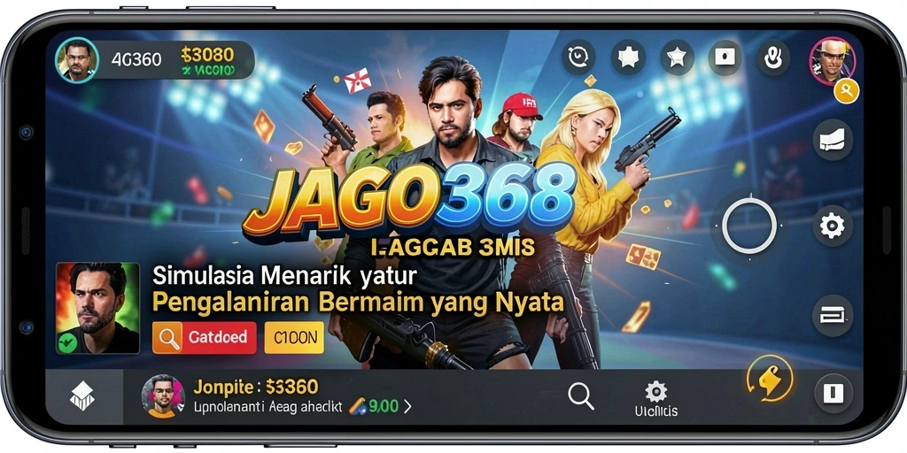 Tangkapan layar gameplay JAGO368 yang menampilkan elemen simulasi menarik.