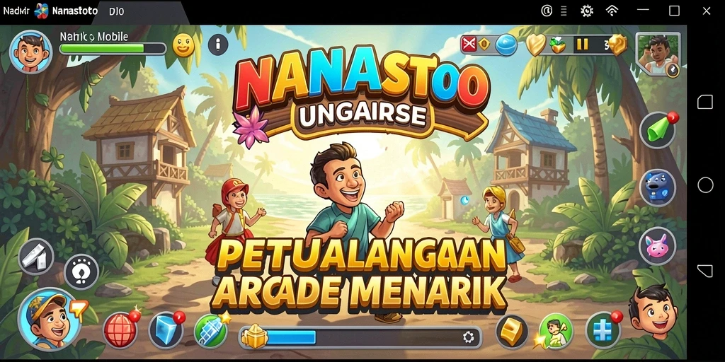 Tampilan gameplay yang seru dan menantang di NANASTOTO.