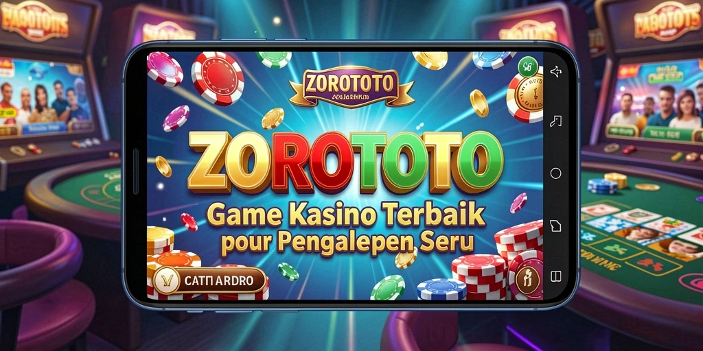 Screenshot gameplay ZOROTOTO yang menampilkan keseruan bermain Kasino.